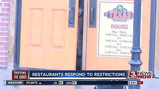 Restaurants respond to restrictions