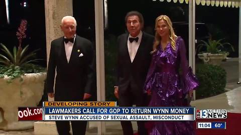 Lawmakers call for GOP to return Wynn money to party