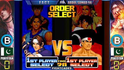 Kof 98 - 🇵🇰 F A C T FT5 🇵🇰 ABDUL SAMAD 98 [14.01.24] | #kof98 #abdulsamad #fightcade2 #combo