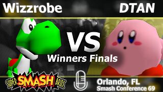 Wizzrobe (Yoshi) vs. DTAN (Kirby) - Smash 64 W. Finals - SC:69