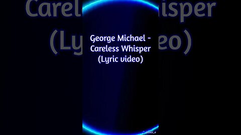 George Michael - Careless Whisper (Lyrics) #shorts #80smusic #lyricvideo