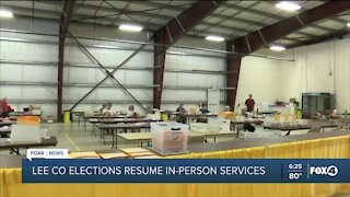 Lee Co Elections resume in-person services