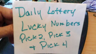 Today Daily Lottery Lucky Numbers Pick 2, Pick 3, Pick 4, July 27 All States All Signs, Be a winner