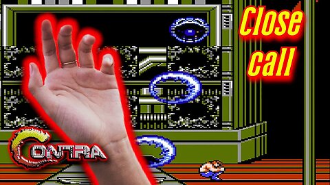 Contra gameplay but I only use 1 hand in stage 2 Base 1