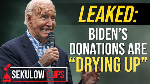 “Everything Is Frozen” - Biden Donations Dry Up