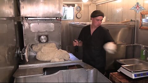 Taking care of servicemen - Field bakery, for example, bakes fresh bread