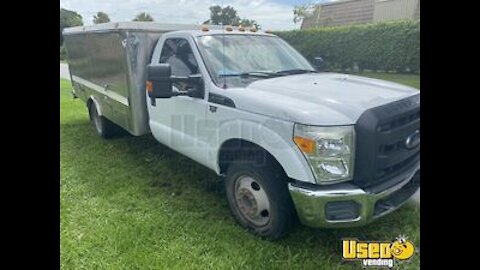Used 2016 20' Ford F350 Super Duty Lunch Serving Canteen-Style Food Truck for Sale in Florida!