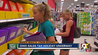 Ohio Sales Tax Holiday starts today