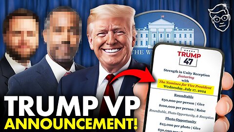 🚨 Trump Announces Campaign Events With His VICE PRESIDENT Pick This WEEK | Go Time! Who Will It Be?