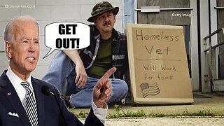 Homeless Military Veterans KICKED OUT of hotels to make room for ILLEGALS! This is Joe Biden's FAULT