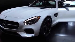 2015 Mercedes AMG GT S coupe at the NAIAS Detroit Auto Show