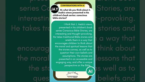 Unveiling Conscious Bible Stories: A Unique Approach to Children's Books 🌟 #shorts