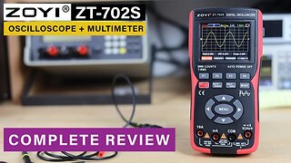 [BRAND NEW] Zoyi ZT702S Oscilloscope + Multimeter ⭐ Conpact & Acessible ⭐ Full Review!