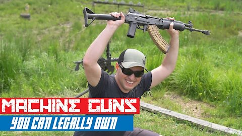 8 Machine Guns You Can Legally Own - Uzi, Sterling, Valmet M76 & More