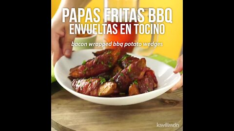 Baked Potatoes BBQ Bacon