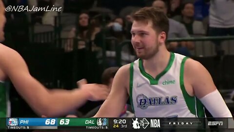 Luka Doncic SHOCKED entire Mavericks team after two hand RIM DUNK ! 😯