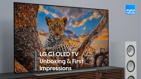 LG C1 OLED TV Unboxing, First Impressions | Got me again!