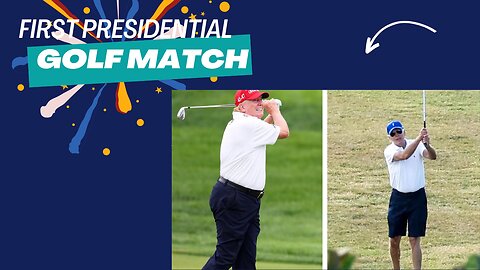 First Presidential golf Match