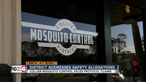 Collier Mosquito Control tackles allegations of health problems from aircraft pesticide leaks