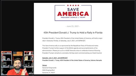 GEOTUS Trump To Host 'MAJOR RALLY' In Florida On Eve of Independence Day