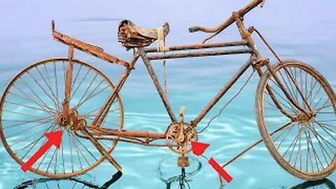 🔴50 Years old Bicycle Full Restoration