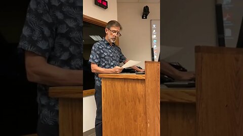 Hayden City Council 9/13/2022 - Public Comment - Thomas Shafer