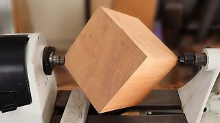 Wood Turning a Cube