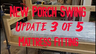 Building A New Porch Swing: Project 07 Update 3 of 5 - Fitting The Seating Area In