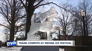 Teams compete at Medina Ice Festival
