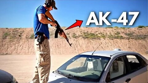 Watch What Happens When An Ak-47 Opens Fire On A Car