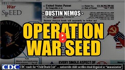 ALIENS, FALLEN ANGELS & OPERATION WAR SEED -- Dustin Nemos (See description links)