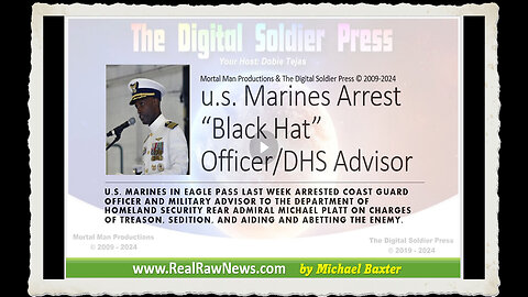 u.s. Marines Arrest a Black Hat Officer and DHS Advisor