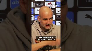 'Pellistri doesn’t say that!' | Pep Guardiola asked about Man City being biggest club in Manchester