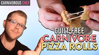 THESE PIZZA ROLLS MAKE YOU FEEL GOOD | Carnivore Recipe