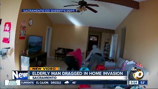 Elderly Sacramento man dragged in home invasion