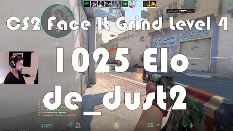 CS2 Face-It Grind - Face-It Level 4 - 1003 Elo - de_anubis