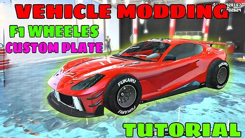 GTA V ONLINE VEHICLE MODDING USING KIDDIONS AND GETTING F1 VEHICLES.