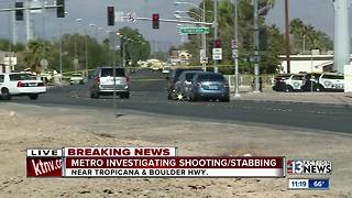 Update on shooting, stabbing on Thursday morning