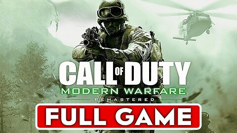 Call Of Duty Modern Warfare Remastered All Cutscenes Game Movie