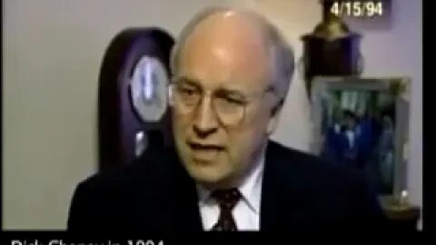 DICK Cheney Reveals Future of Iraq in 1994 (Spoiler Alert: HE LIED, MILLIONS DIED)