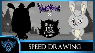 Speed Drawing: Happy Tree Friends Fanon - Xander | Mobebuds Style
