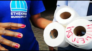 SOUTH AFRICA - Durban - Municipality's toilet rolls confiscated (Videos) (FL7)