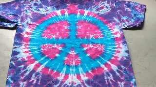 How to Tie-Dye ‘Huggable’ Peace Sign