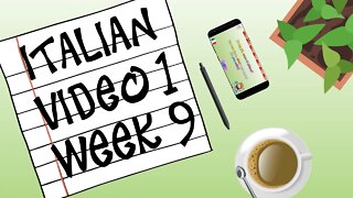 New Italian Sentences! \\ Week: 9 Video: 1 // Learn Italian with Tongue Bit!