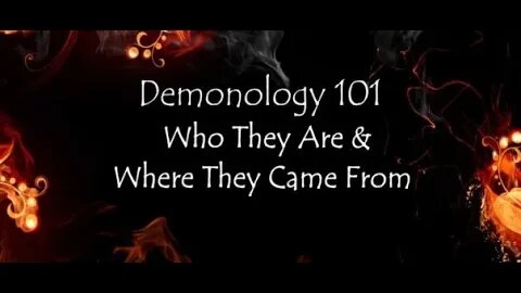 A Course in Demonology 101
