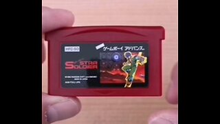 Save the Galactic Empire from the Starbrains Famicom Mini Star Soldier for the Game Boy Advance loaded with Nintendo Game Boy Advance SP Famicom Console