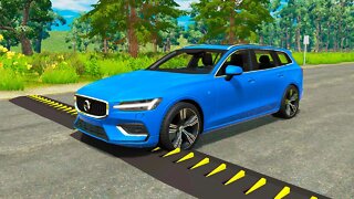 Volvo vs Spikes – BeamNG.Drive