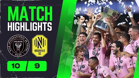 Inter Miami vs Nashville 1-1 Penalty 10-9 HIGHLIGHTS | Leagues Cup Final 2023 #messi