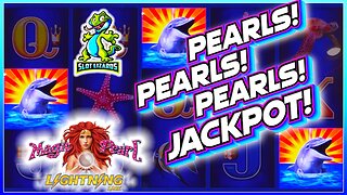 BATTLE WIN JACKPOT! Max Last Spin Awesomeness! Lightning Link Magic Pearl Slot HIGHLIGHT