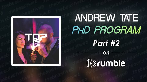 Andrew Tate - PhD Program Part 2